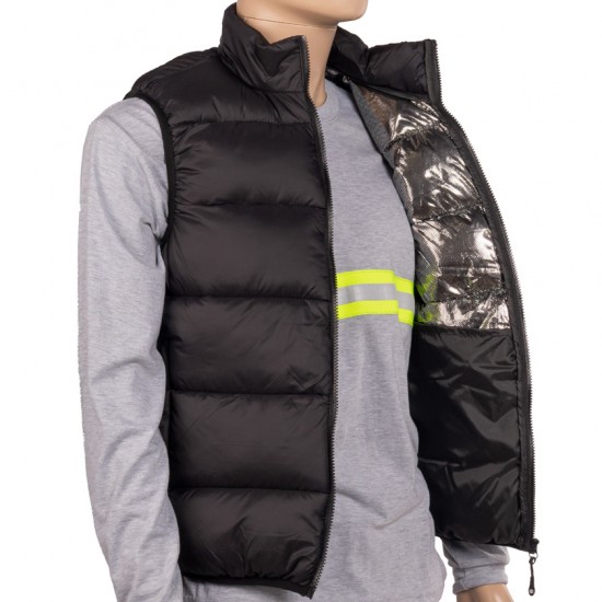 Chaleco Inflado con Omni-Heat Negro Chaleco Inflado con Omni-Heat Negro