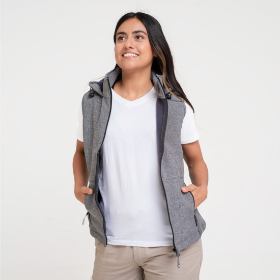 Chaleco Dama Neopreno Gris Melange