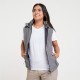 Chaleco Dama Neopreno Gris Melange