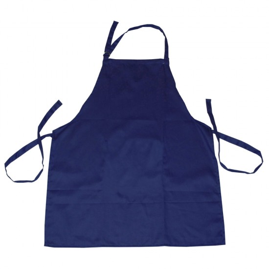 Delantal Liso sin Bolsillo Azul Marino Delantal Liso sin Bolsillo Azul Marino