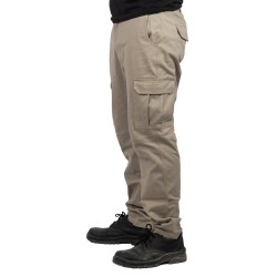 Pantalón Cargo Flex Beige Pantalón Cargo Flex Beige