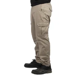 Pantalón Cargo Flex Beige
