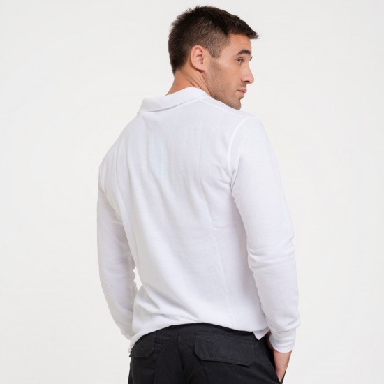 Remera Polo Ae Manga Larga Blanco Remera Polo Ae Manga Larga Blanco