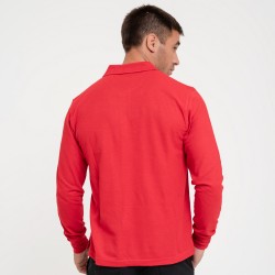 Remera Polo Ae Manga Larga Rojo Remera Polo Ae Manga Larga Rojo