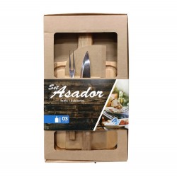 Set Asador con cubiertos