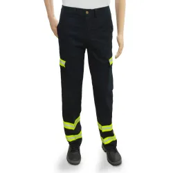 Pantalón Castor Cargo Azul Con Reflectivos