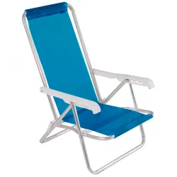 Reposera Sannet Aluminio 4 pos.