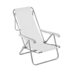 Reposera Sannet Aluminio 8 pos.