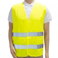 Chaleco Reflectivo 2 Tiras Amarillo