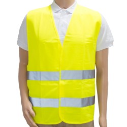 Chaleco Reflectivo 2 Tiras Amarillo