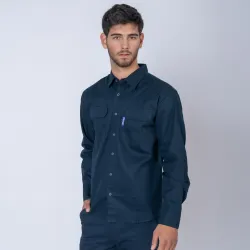 Camisa ML SW Workwear Azul