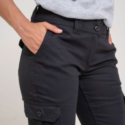 Pantalon Dama Cargo SW Professional Negro