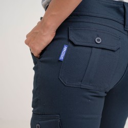 Pantalón Dama Cargo SW Professional Azul