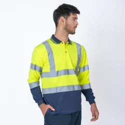 Remera Polo M/L SW Workwear C/Ref Ama/Az