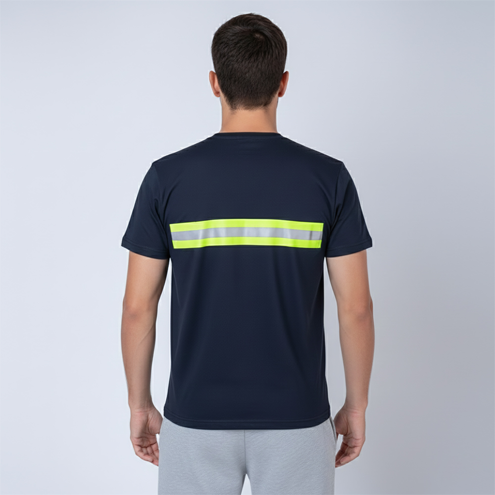 Camiseta SW Workwear con Reflectivo Azul