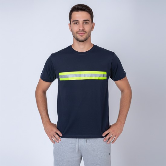 Camiseta SW Workwear con Reflectivo Azul