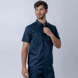 Camisa Manga Corta SW Workwear Azul