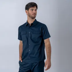 Camisa Manga Corta SW Workwear Azul