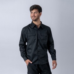 Camisa Manga Larga SW Workwear Negro