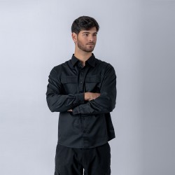 Camisa Manga Larga SW Workwear Negro