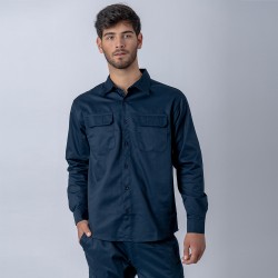 Camisa Manga Larga SW Workwear Azul