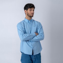 Camisa ML Oxford SW Workwear Celeste