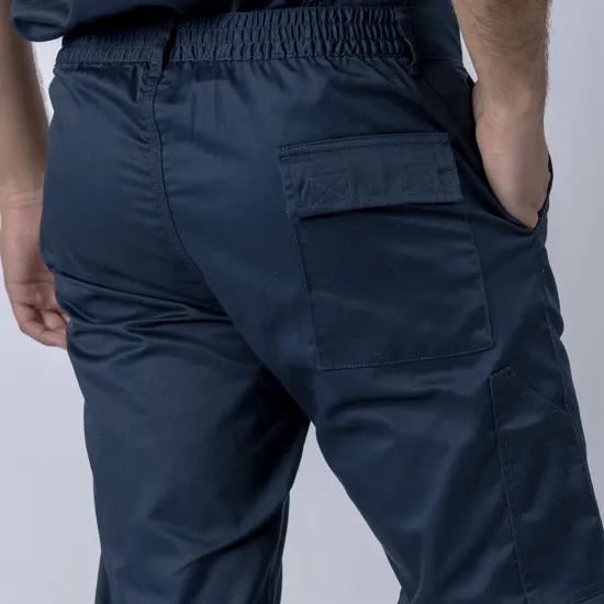 Pantalón Básico SW Workwear con Reflectivo Azul