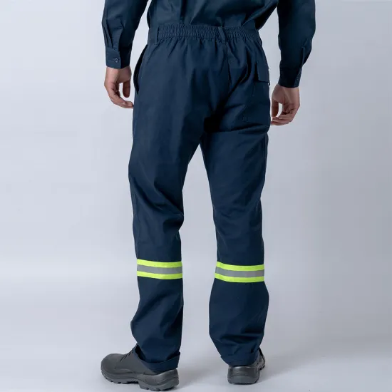 Pantalón Básico SW Workwear con Reflectivo Azul