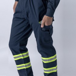 Pantalón Cargo SW Workwear con reflectivo Azul