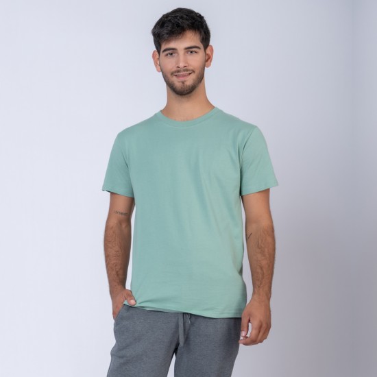 Camiseta slim algodon menta Camiseta slim algodon menta