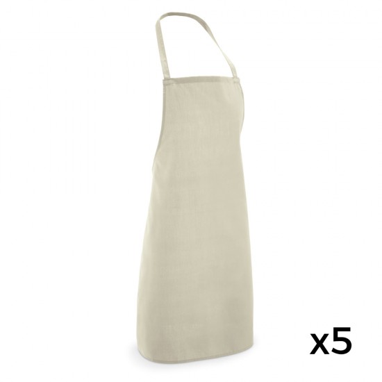 Delantal Curry 5 Unidades Beige Delantal Curry 5 Unidades Beige