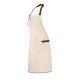 Delantal Holm c/bolsillo Beige