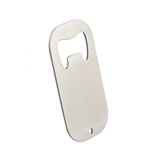Destapador sublimable de acero inoxidable 3.8x7cm Destapador sublimable de acero inoxidable 3.8x7cm