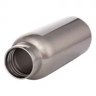 Botella Acero/Bambu 500ml Plata