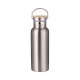 Botella Acero/Bambu 500ml Plata Botella Acero/Bambu 500ml Plata