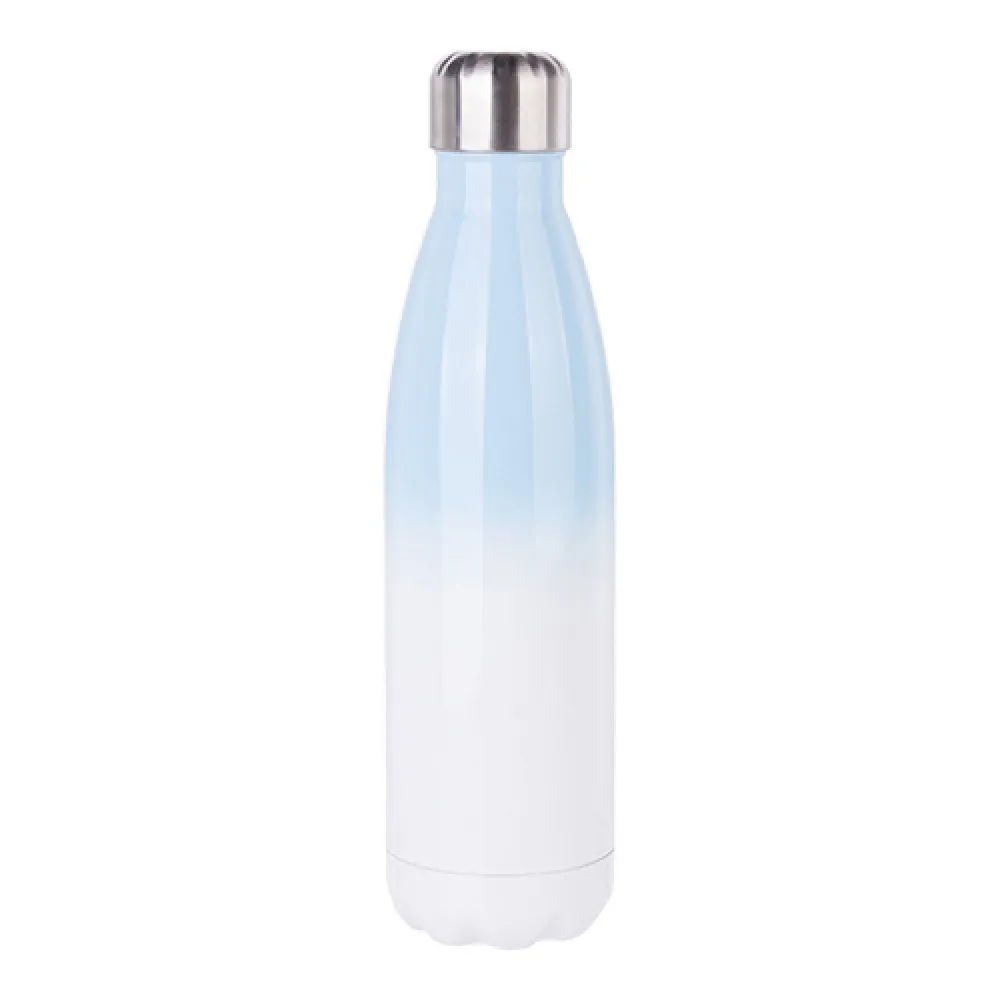 Botella degrade Celeste acero inox 500ml