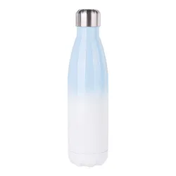 Botella degrade Celeste acero inox 500ml