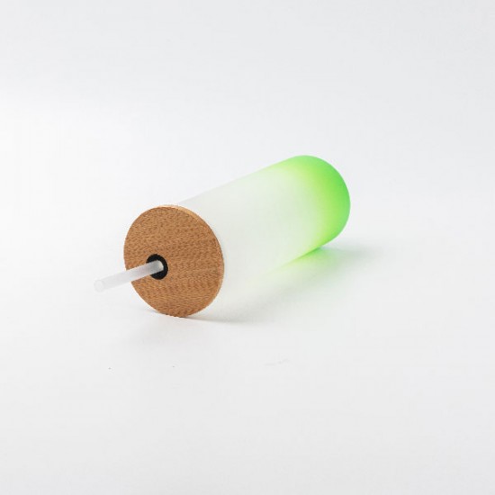 Vaso esmerilado sublimable 500ml Verde