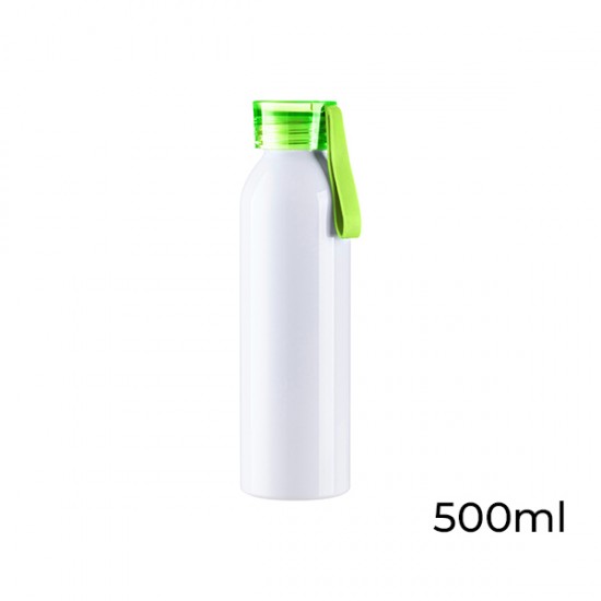 Botella sublimable 17oz/500ml Tapa Verde Clara