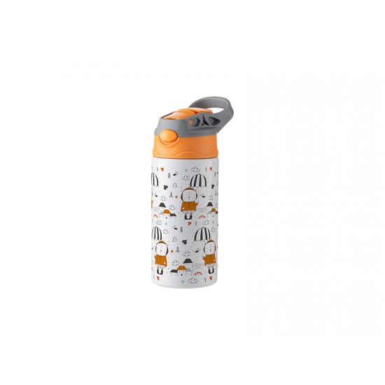 Caramañola Infantil Asa 360ml Tapa Gris/Naranja Caramañola Infantil Asa 360ml Tapa Gris/Naranja