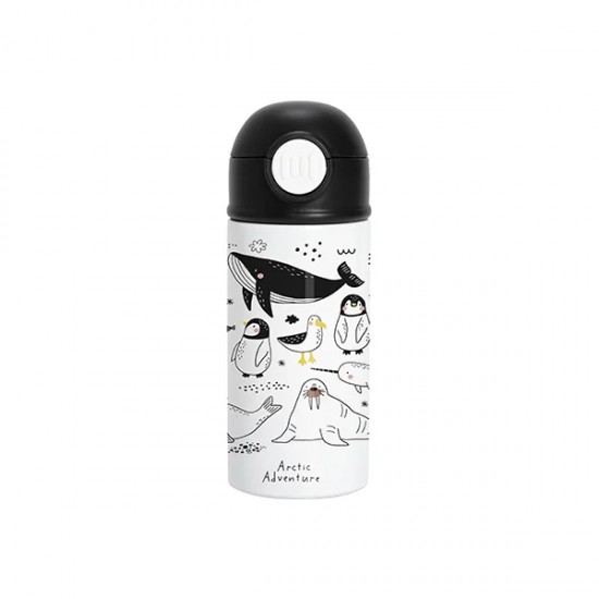 Caramañola Infantil Sub. 360ml 02 Tapa Negro