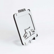 Cuadro Madera Cristal sub. c/marco p/colgar Colonia 13x18cm