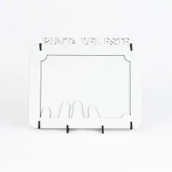 Cuadro Madera Cristal sub. c/marco p/colgar Punta del Este 13x18cm