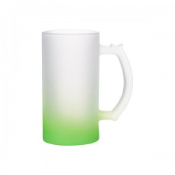 Jarra Cervecera 16oz Esmerilada Neon Verde