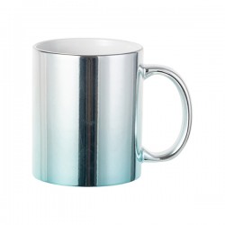 Jarro Chapado 11oz Plateado Celeste