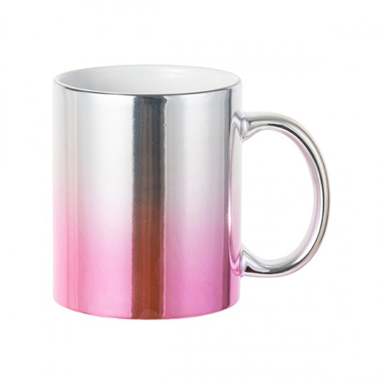 Jarro Chapado 11oz Plateado Rosado