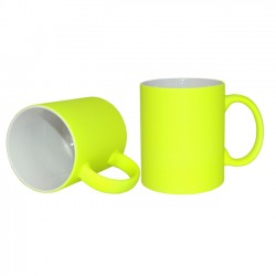 Jarro Fluorescente 11oz Amarillo