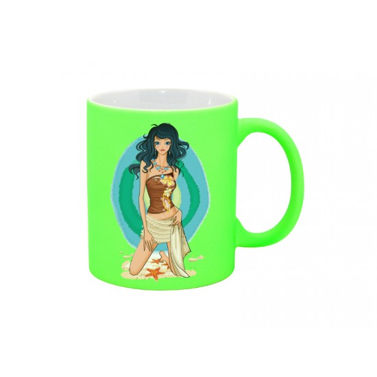 Jarro Fluorescente 11oz Verde