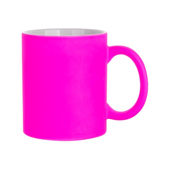 Jarro Fluorescente 11oz Fucsia