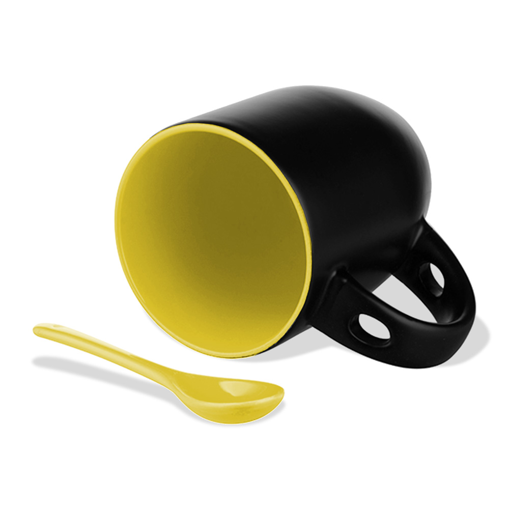 Jarro mágico int. y cuchara color amarillo